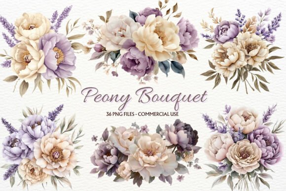 Download Peony Bouquet Floral Arrangement Clipart - Premium Resources
