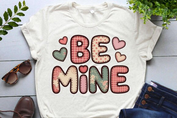 Download Be Mine Patchwork Valentine Png Svg Eps - Patchwork valentine png Collection