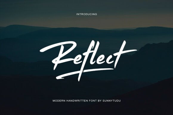 Download Reflect Handwritten Font - Premium Resources