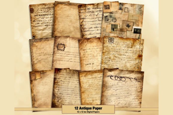 Download Antique Digital Papers Handwritten Pages - Handwritten Collection