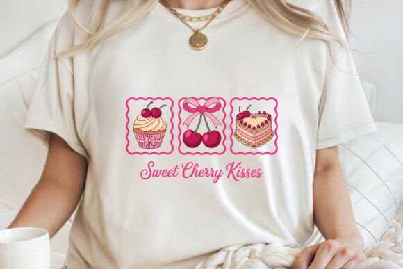 Download Sweet Cherry Kisses Valentine Design PNG - Valentine design Collection