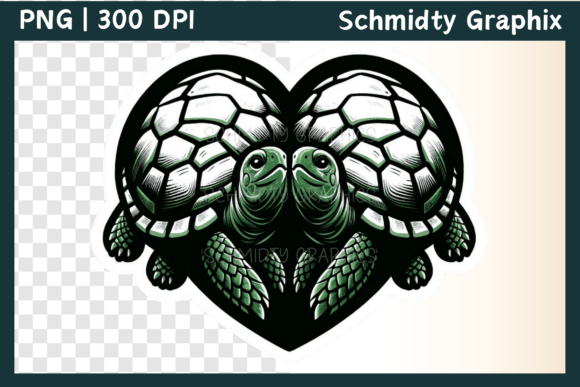 Download Tortoise Love Heart Sublimation Png - Love heart sublimation Collection