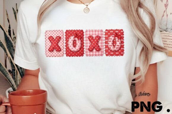 Download XOXO Patchwork Valentine PNG - Patchwork valentine png Collection