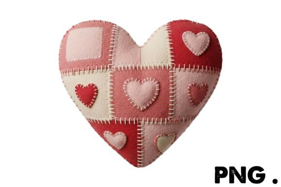 Download Patchwork Valentine Png Valentines Heart - Patchwork valentine png Collection